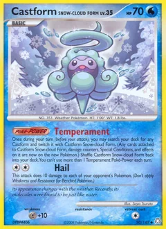 Castform Snow Cloud Form 50