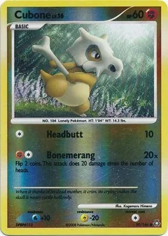 Cubone Reverse Holo 90