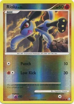 Riolu Reverse Holo 117