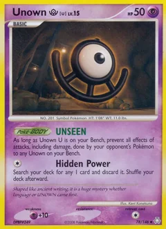 Unown U 78