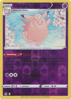 Clefable Reverse Holo 63