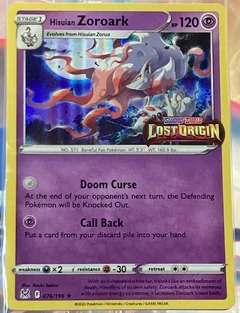 Hisuian Zoroark Stamped 76