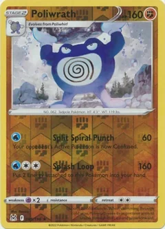 Poliwrath Reverse Holo 85