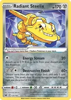 Radiant Steelix Reverse Holo 124