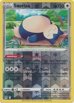 Snorlax Reverse Holo 143