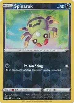 Spinarak Reverse Holo 112