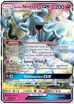 Alolan Ninetales Gx 132