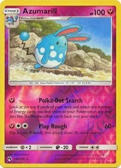 Azumarill Reverse Holo 136