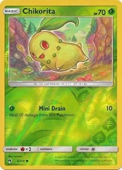 Chikorita Reverse Holo 6