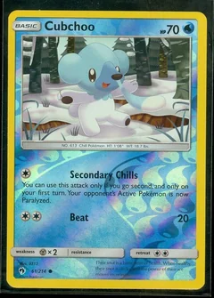Cubchoo Reverse Holo 61