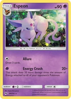 Espeon Cosmos Holo 89