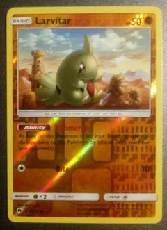 Larvitar Reverse Holo 114
