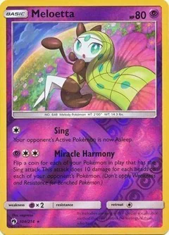 Meloetta Reverse Holo 104