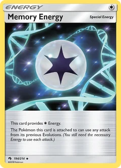 Memory Energy Reverse Holo 194
