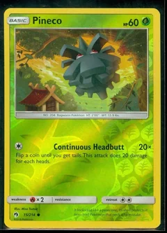 Pineco Reverse Holo 15