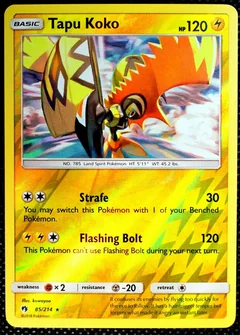Tapu Koko Reverse Holo 85