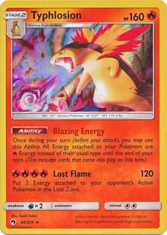 Typhlosion Cosmos Holo 42