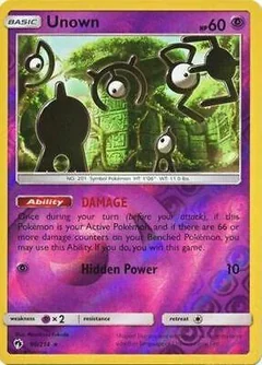 Unown Reverse Holo 90