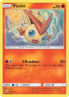 Victini Reverse Holo 49