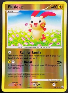 Plusle Reverse Holo 28