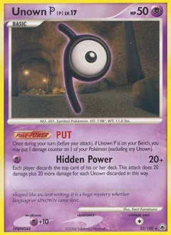 Unown P 33