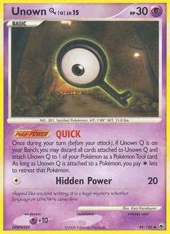 Unown Q 49
