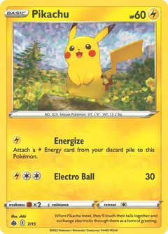 Pikachu Holo 7