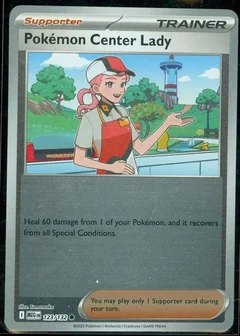 Pokemon Center Lady Reverse Holo 123
