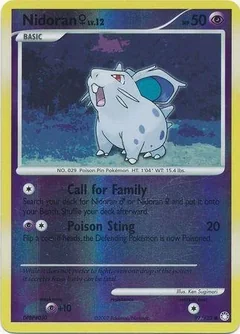 Nidoran F Reverse Holo 91