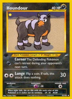 Houndour 1St Edition 43
