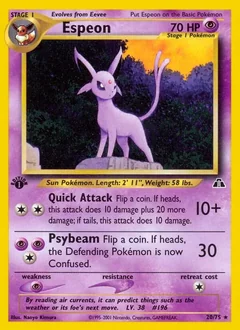 Espeon 1St Edition 20