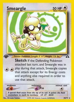 Smeargle 1St Edition 30