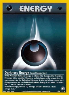 Darkness Energy 1St Edition 104