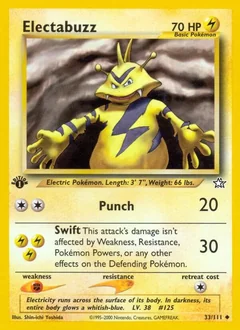 Electabuzz 1St Edition 33