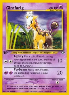 Girafarig 1St Edition 58