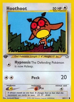 Hoothoot 1St Edition 60