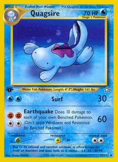 Quagsire 1St Edition 45