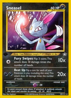 Sneasel 1St Edition 25