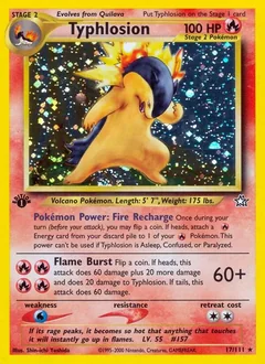 Typhlosion 1St Edition 17
