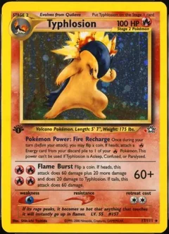 Typholsion 1St Edition Red Dot Error 17 17