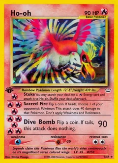Ho Oh Double Holo Error 7