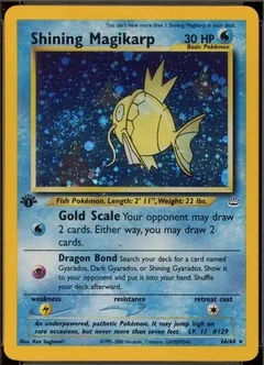 Shining Magikarp 1St Edition Double Holo Error 66