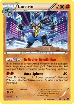 Lucario Reverse Holo 64