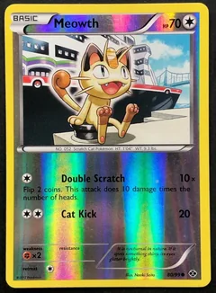 Meowth Reverse Holo 80