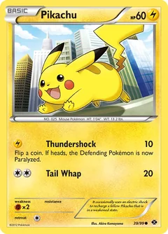 Pikachu Reverse Holo 39