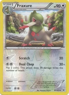 Fraxure Reverse Holo 87