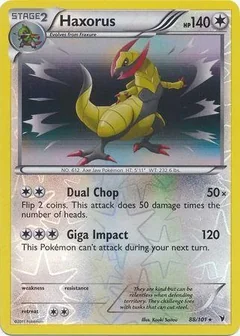 Haxorus Reverse Holo 88
