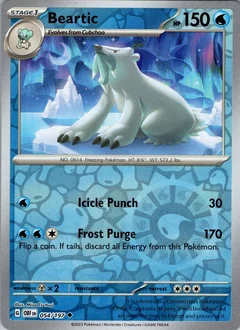 Beartic Reverse Holo 54