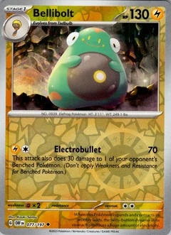 Bellibolt Reverse Holo 77