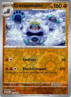 Crabominable Reverse Holo 115